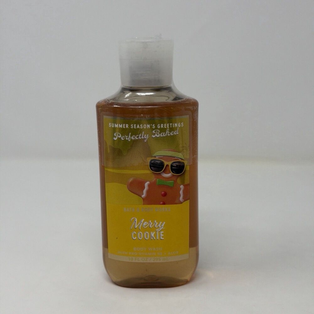 Bath & Body Works Merry Cookie Body Wash 10 oz Sealed Summer Season’s Greetings